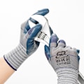 Miniatyrbillede 2 af 10: Prægningsarbejdshandsker Latex Work Safe Handsker Beskyttelsesvanter