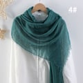 Pikkukuva 1 / 10: Shawl Wrap Headscarf Muslim Hijab Huivit VIHREÄ Green