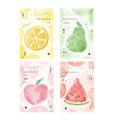 Miniatyrbillede 1 af 6: 4 Pads Cute Frugt Sticky Notes Kawaii Sticky Notes Funny