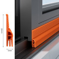 Pikkukuva 1 / 10: 2/4M Liukuikkunan Tiivistysnauha Vedonpoistaja ORANSSI 4M Orange 4M