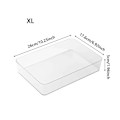 Miniatyrbillede 1 af 10: 1 Stk Skrivebord Opbevaring Organizer Makeup Organizer Box XL XL XL