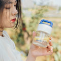 Miniatyrbilde 7 av 8: Høy borosilikatglassflaske Borosilikatglass juicekopp orange 280ml