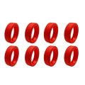Miniatyrbillede 1 af 10: 4/8 Stk Bagage Hjul Beskytter Rejse Bagage Caster Sko RØD red 8pcs-8pcs