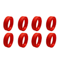 Pikkukuva 1 / 10: 4/8 kpl Matkatavarapyörät Suojat Matkatavarapyörät Kengät PUNAINEN red 8pcs-8pcs