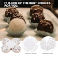 Miniatyrbillede 8 af 10: 50 stk Chokoladebakke Papir Chokolade Slikkopper SORT SORT Black