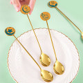Miniatyrbillede 6 af 10: Star Moon Ske Gaffel Sæt Dessert Kage Ske FORK-2 FORK-2 fork-2