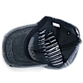 Pikkukuva 2 / 8: Kirjekirjonta Lippalakit Distressed Hole Haalistuneet hatut MUSTA black