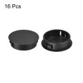 Pikkukuva 10 / 10: 16 kpl reikätulpat Uppotyyppinen paneeli Pyöreä Snap MUSTA 16 KPL black 16pcs