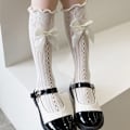 Pikkukuva 4 / 10: Rusetti sukat Mesh VALKOINEN white