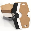 Miniatyrbilde 8 av 10: 50 STK Smykkepakkekort Displayholder Kartong 2-HVIT 2-White