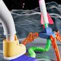 Miniatyrbillede 8 af 10: Børn Air Stomp Rocket Stomp Rocket Launcher STANDARD SÆT Standard Set