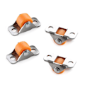 Miniatyrbild 1 av 10: Raka hjul Möbelhjul ORANGE 4ST/ SET 4ST/ SET Orange 4Pcs/set-4Pcs/set