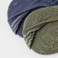 Pikkukuva 3 / 10: 5paria Miesten Sukat Mesh Invisible Socks MUSTA black