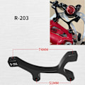Miniatyrbillede 5 af 10: Skivebremsemonteringsadapter PM/IS-konverter F203/R180 F203/R180 F203/R180
