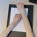 Miniatyrbilde 1 av 10: Kvinner Armermer Fingerløse Langermer APRIKOS apricot