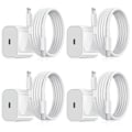 Pikkukuva 1 / 4: iPhone Nopea Laturi USB-C Virtalähde 20W + 1m Kaapeli 4pcs