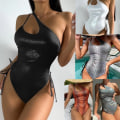 Miniatyrbillede 5 af 10: Badetøj Bikini Sæt SORT S Black S