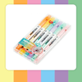 Miniatyrbilde 6 av 10: 6 stk/sett Markeringspennsett Nøkkelpunkter Markører Fargepenn 6PCS/Set