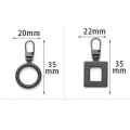 Miniatyrbilde 2 av 10: 5 stk Bagasjeveske Spenne Metall Avtakbar glidelås 10 10 10