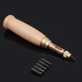 Miniatyrbild 8 av 8: Bälten Punch Läder Punching Watch Craft Tool
