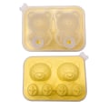Miniatyrbilde 1 av 10: Ice Cube Mold Ice Making Box GUL TO GRIDS TO RITTER yellow two grids-two grids