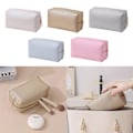Miniatyrbillede 8 af 10: Make Up Taske Kosmetiktaske HVID L White L