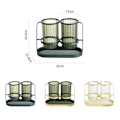 Miniatyrbild 2 av 10: Chopstick Barrel Double Layer Lagring 2 2 2