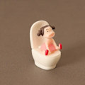 Miniatyrbillede 6 af 10: Dukkehus Mini Toilet Resin Toilet 3 3 3