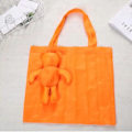 Pikkukuva 1 / 10: Cartoon Bear ostoskassi Kangaskassi ORANSSI orange