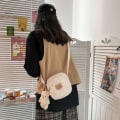 Miniatyrbillede 2 af 10: Koreansk stil håndtasker Søde små tasker BRUN brown