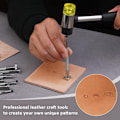 Miniatyrbilde 3 av 5: Saddle Making Stamp Punch Set Carving Leather Craft Stamp Tools