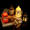 Miniatyrbillede 3 af 10: LED Lanterne Lys Lanterne Ornament RØD Red