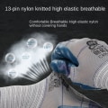 Miniatyrbild 7 av 10: Prägling Arbetshandskar Latex Work Safe Handskar Skyddsvantar