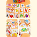 Miniatyrbilde 8 av 10: Baby Puslespill Leker Grafkort Matchende spill DYR DYR Animal