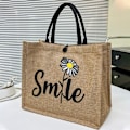 Pikkukuva 10 / 10: Pellavakangaskassi Beach Handbag 06 06 06