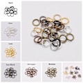 Miniatyrbillede 7 af 10: Åbne Jump Rings Split Rings Connectors 6MM4 4 6mm4