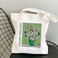 Miniatyrbillede 1 af 10: Lærredsstoftaske Shoppinghåndtaske H H H