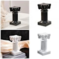 Miniatyrbillede 10 af 10: 1 Stk Romersk Søjle Statue Piedestal SORT SORT black