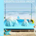 Pikkukuva 5 / 5: 2kpl Arctic Iceberg Fish Tank Maisemakoristeet Arctic Snow