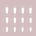 Miniatyrbild 3 av 10: Falska Naglar Fake Nails JP2928 JP2928 JP2928