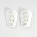 Miniatyrbillede 3 af 10: 1 Par Mini Skinnebeskyttere Fodbold Skinnebeskyttere XSBLACK BLACK XSBlack