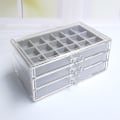 Miniatyrbillede 6 af 10: Smykkeopbevaringsæske Ørering Organizer SORT Black