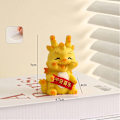 Miniatyrbilde 1 av 10: Micro Landscape Ornaments Golden Dragon Figurine E E E