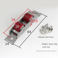 Pikkukuva 2 / 10: 1kpl/4kpl oven liukurullaikkunan hihnapyörä 1kpl 1kpl 1Pcs
