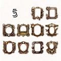 Pikkukuva 1 / 10: 10 kpl / set Decor Paper Scrapbooking 5 5 5