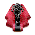 Pikkukuva 1 / 9: Cross Bowtie Shirt Tie WINE RED Wine red