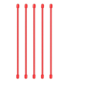 Miniatyrbilde 1 av 9: Gummi Twist Slips Silikon Slips RØD RØD red