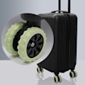 Miniatyrbillede 7 af 10: 8 STK/Sæt Rejse Bagage Caster Sko Kuffert Hjul Beskyttelse Red 8Pcs-8Pcs