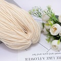 Miniatyrbillede 1 af 9: Macrame Rope Nylon Cord BEIGE BEIGE