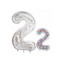 Miniatyrbilde 1 av 10: Numbers Ballonger Ramme Number Ballong Stand Display 2 2 2